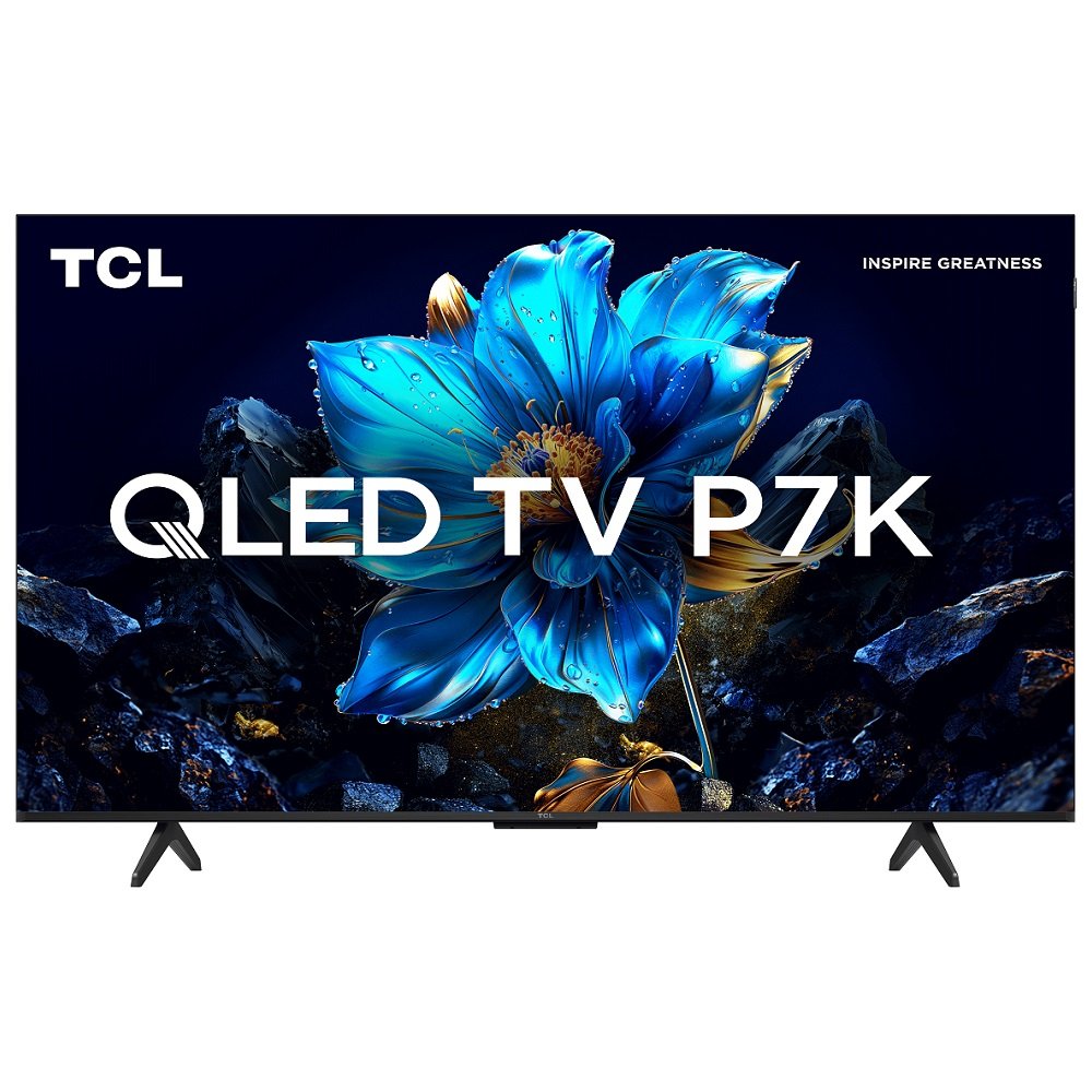 Smart Tv 50" Tcl 50P7k Qled 4K Uhd Google Tv Com Wi-Fi Dual Band E Bluetooth, Google Assistente, Dolby Vision, Dolby Atmos, Hdmi 2.1, Hdr10+, Comando