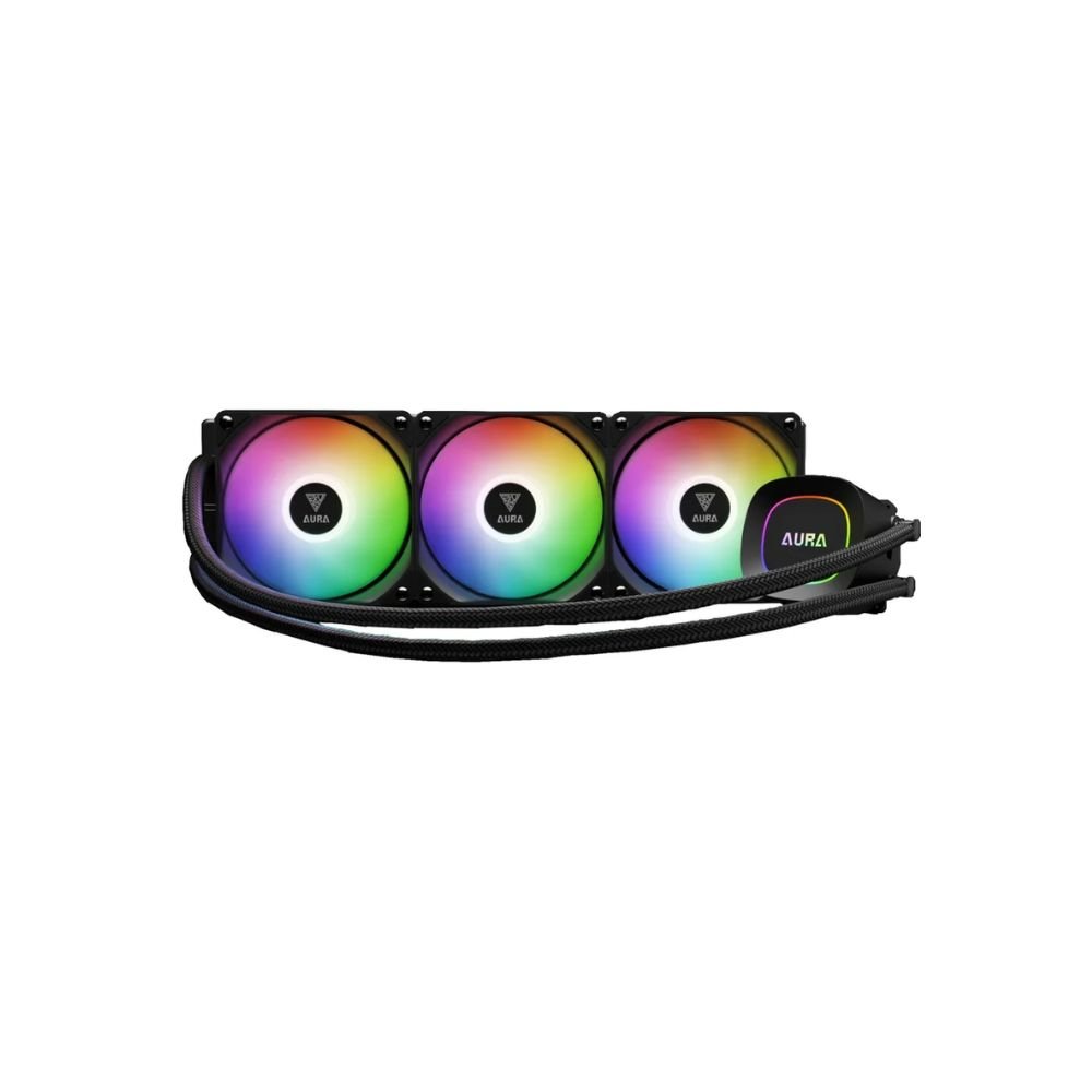 Water Cooler 360Mm Gamdias Aura Gl 360 Lite, Argb, Black - Aura Gl360 Lite