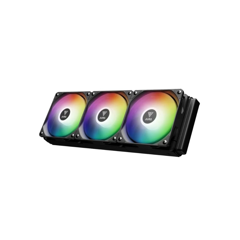 Water Cooler 360Mm Gamdias Aura Gl 360 Lite, Argb, Black - Aura Gl360 Lite
