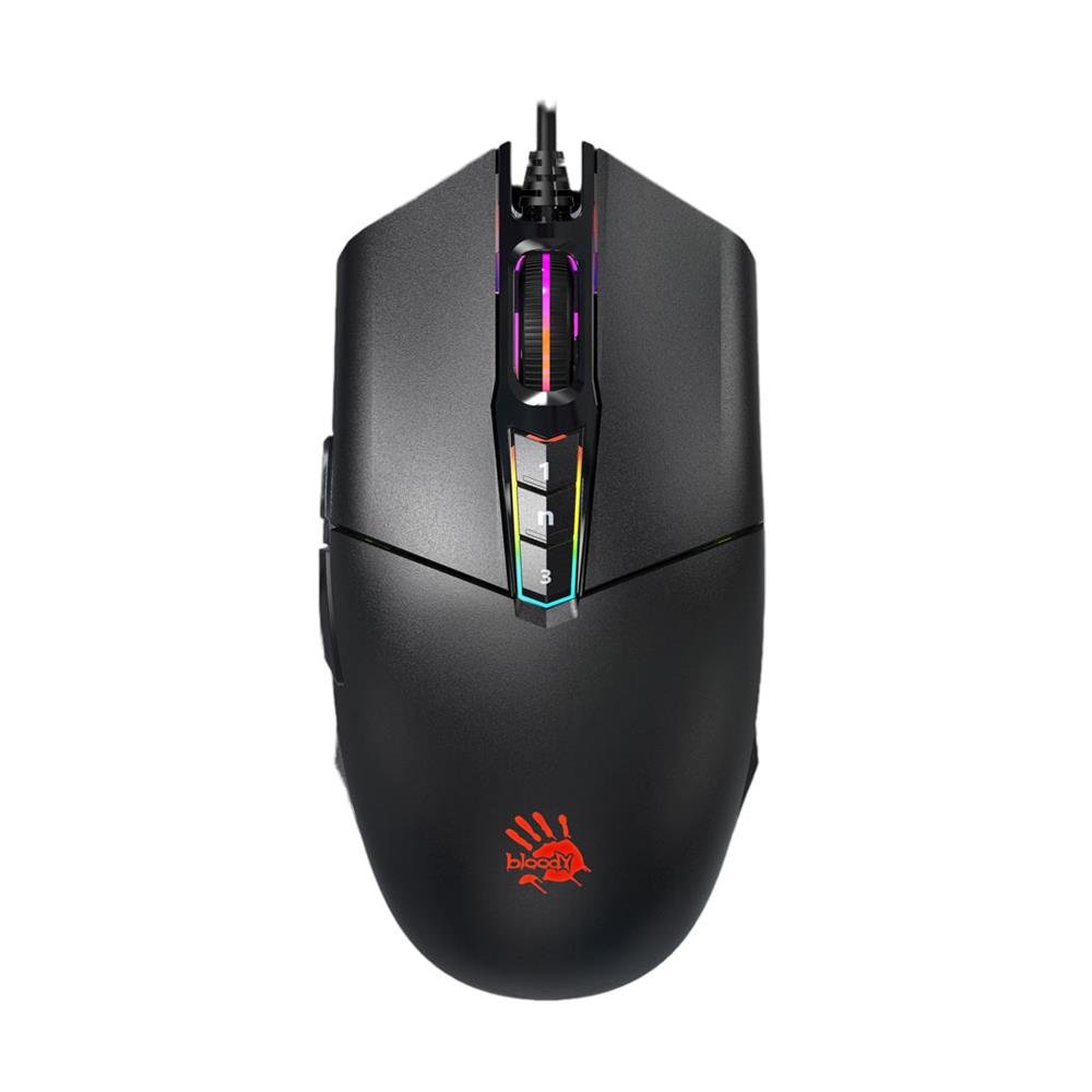 Mouse Gamer Bloody P91 Pro 16000 Dpi Rgb Usb 8 Botoes Preto