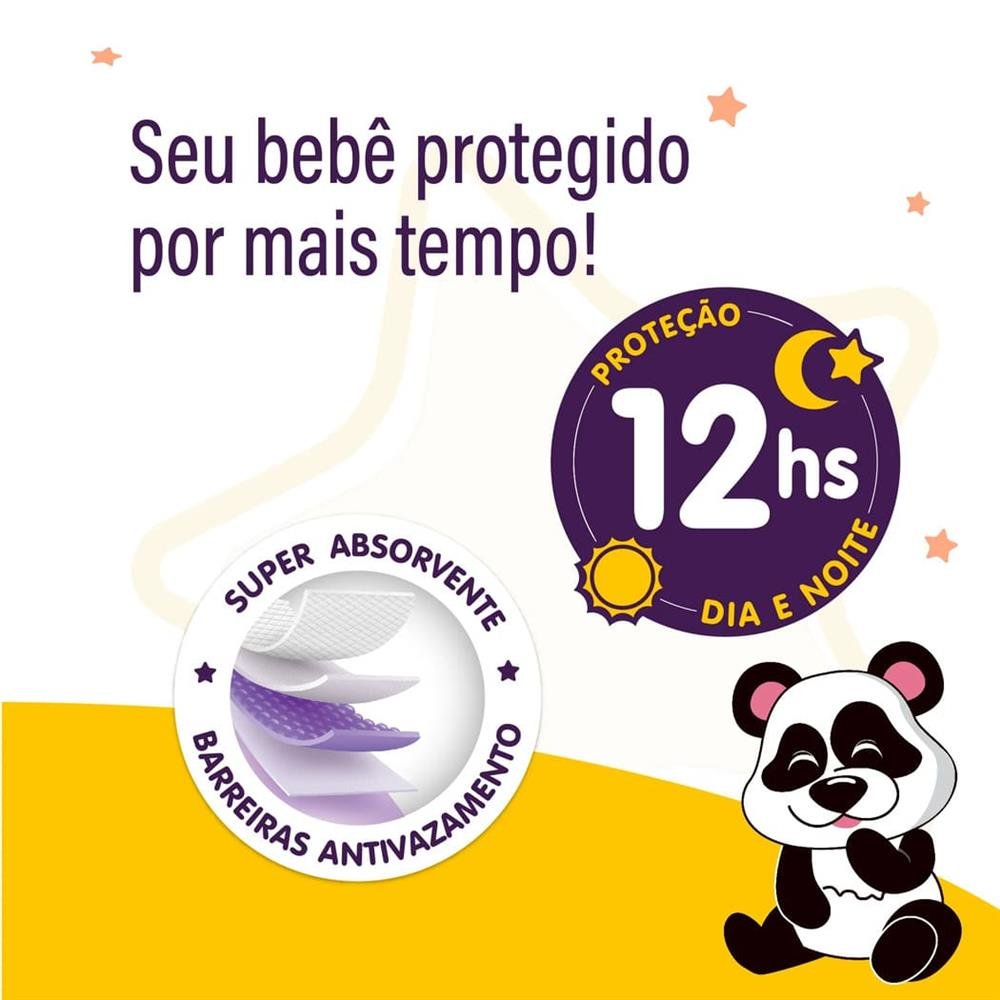 Fralda Descartavel Infantil Piquitucho Mega G Com 30 Unidades