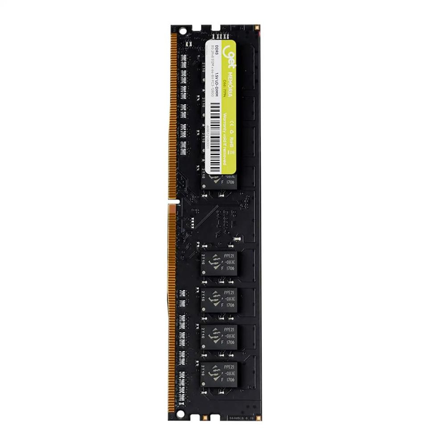 Memória Para Desktop Get Ddr3 8Gb 1600Mhz | Martins Atacado