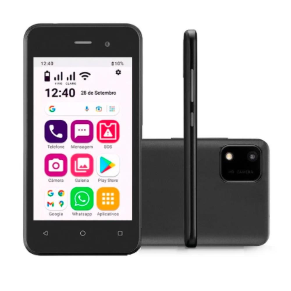 Celular Do Idoso Com Internet E Whatsapp 32Gb Ob055