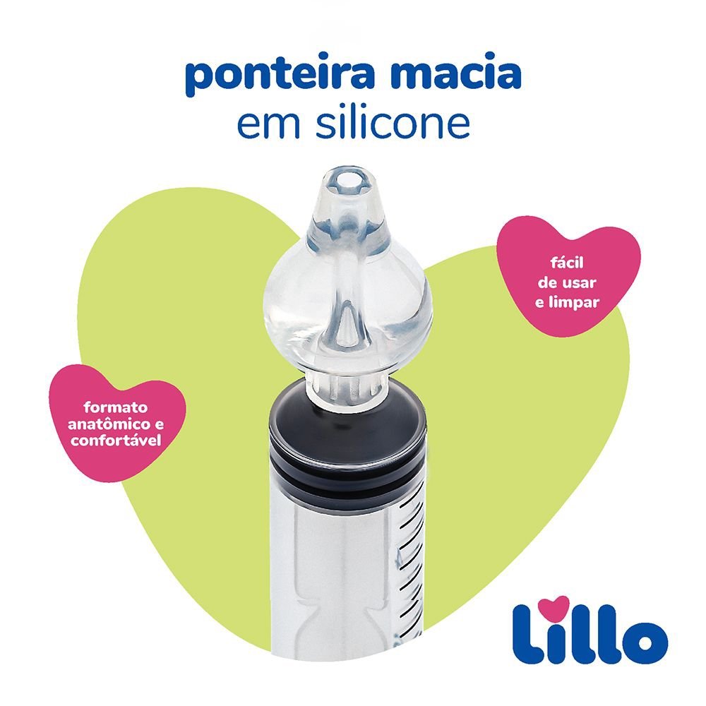 Seringa Lillo de Lavagem Nasal - Embalagem com 2 Unidades