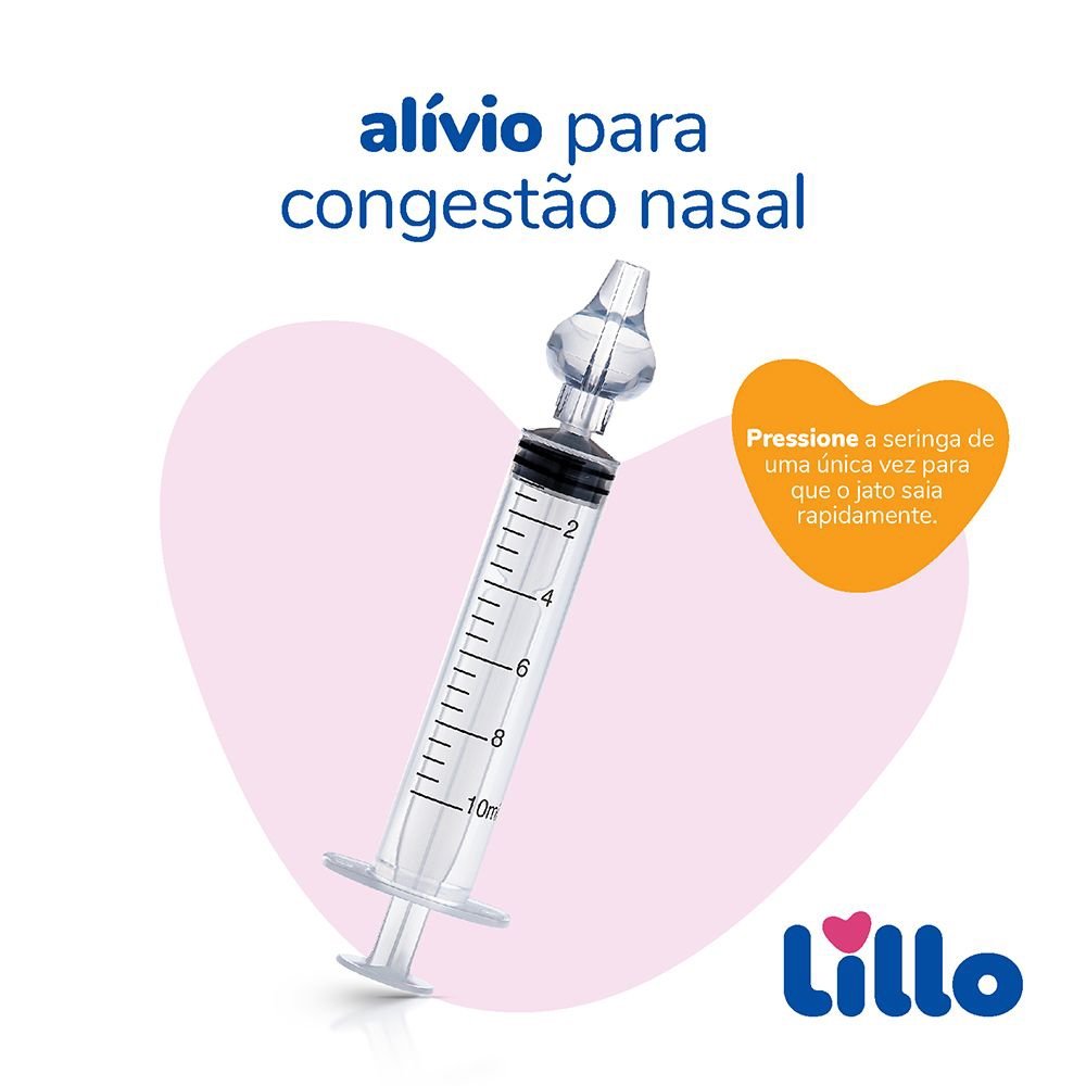 Seringa Lillo de Lavagem Nasal - Embalagem com 2 Unidades