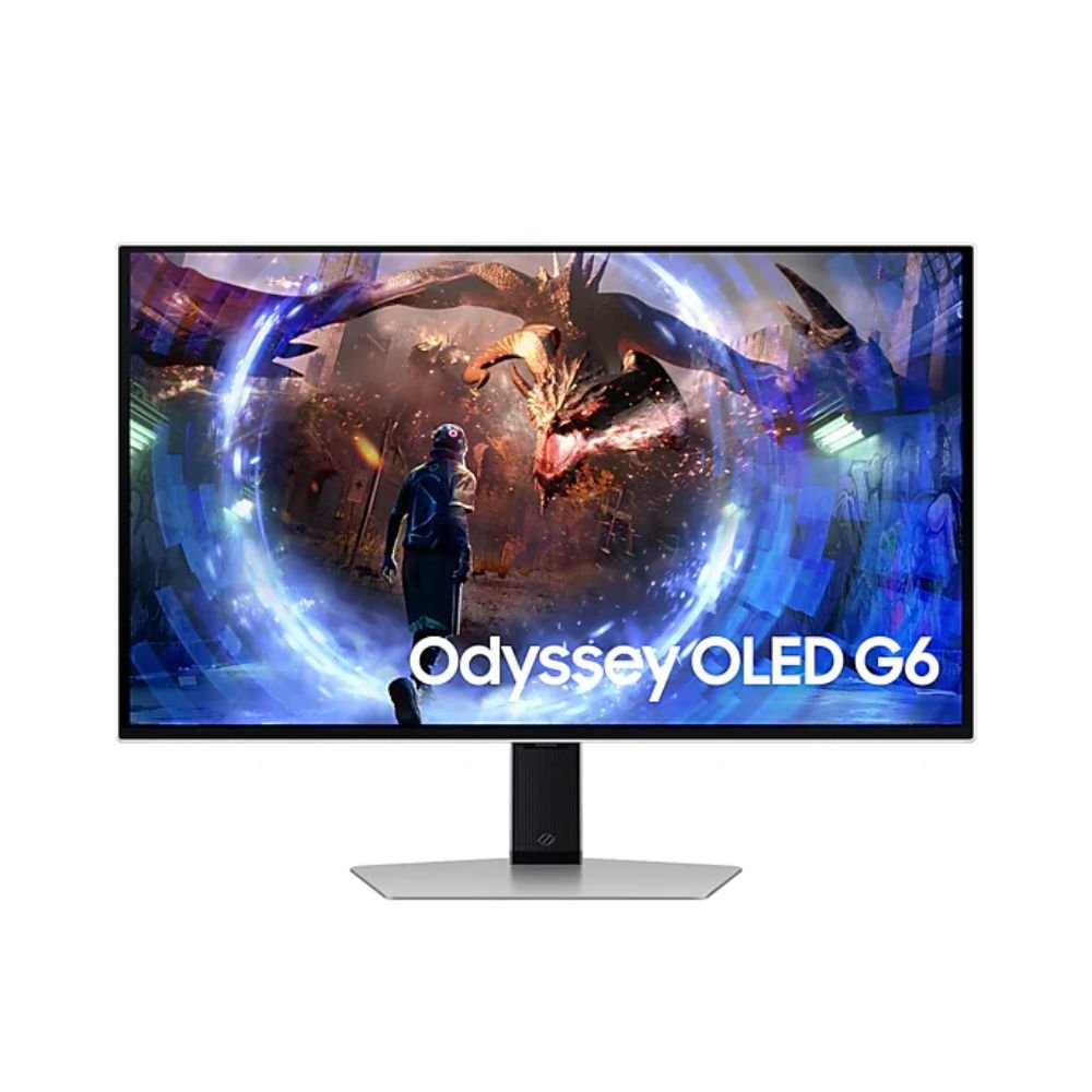 Monitor Gamer G6 Samsung 27" Ls27dg600sl 360Hz, 0.03Ms, Qhd, Hdmi, Display Port, Prata
