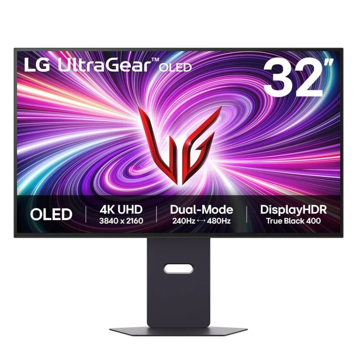Monitor Gamer Lg 32" 32Gs95uv-B 480Hz 0,03Ms, Hdr400, Cinza/Roxo