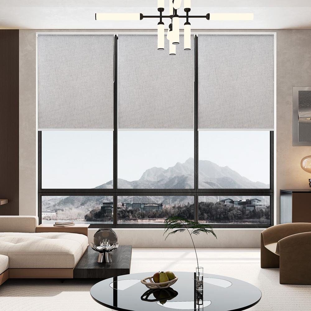 Bloom Persiana Corta Luz Off White 140X160