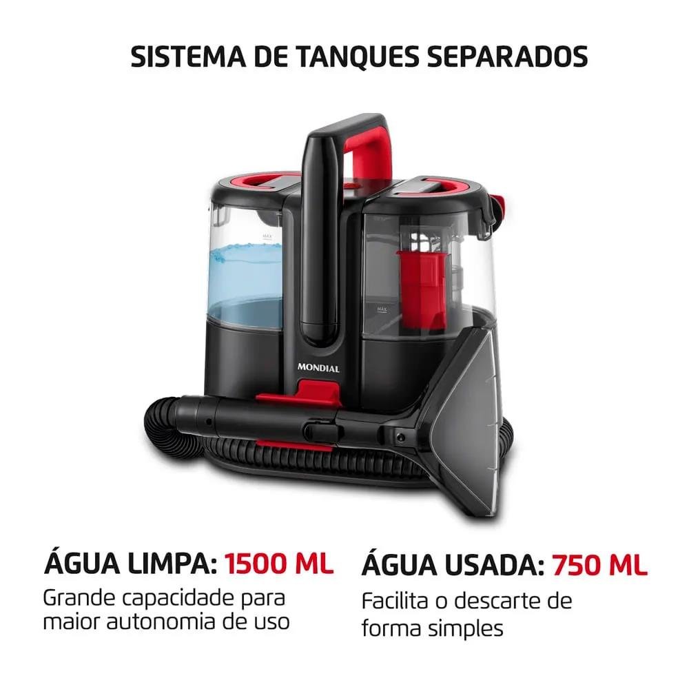 Extratora E Higienizadora Portátil Deep Cleaner I Mondial 1650W - Exp-01-R