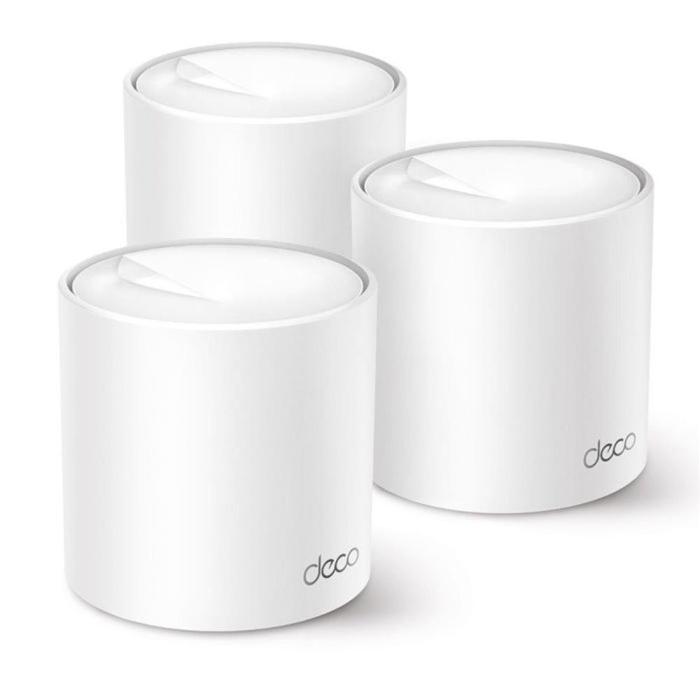 Roteador Tp-Link Deco X50 Wi-Fi 6 Kit C/3 Mesh Ax3000 Gigabit Dual Band
