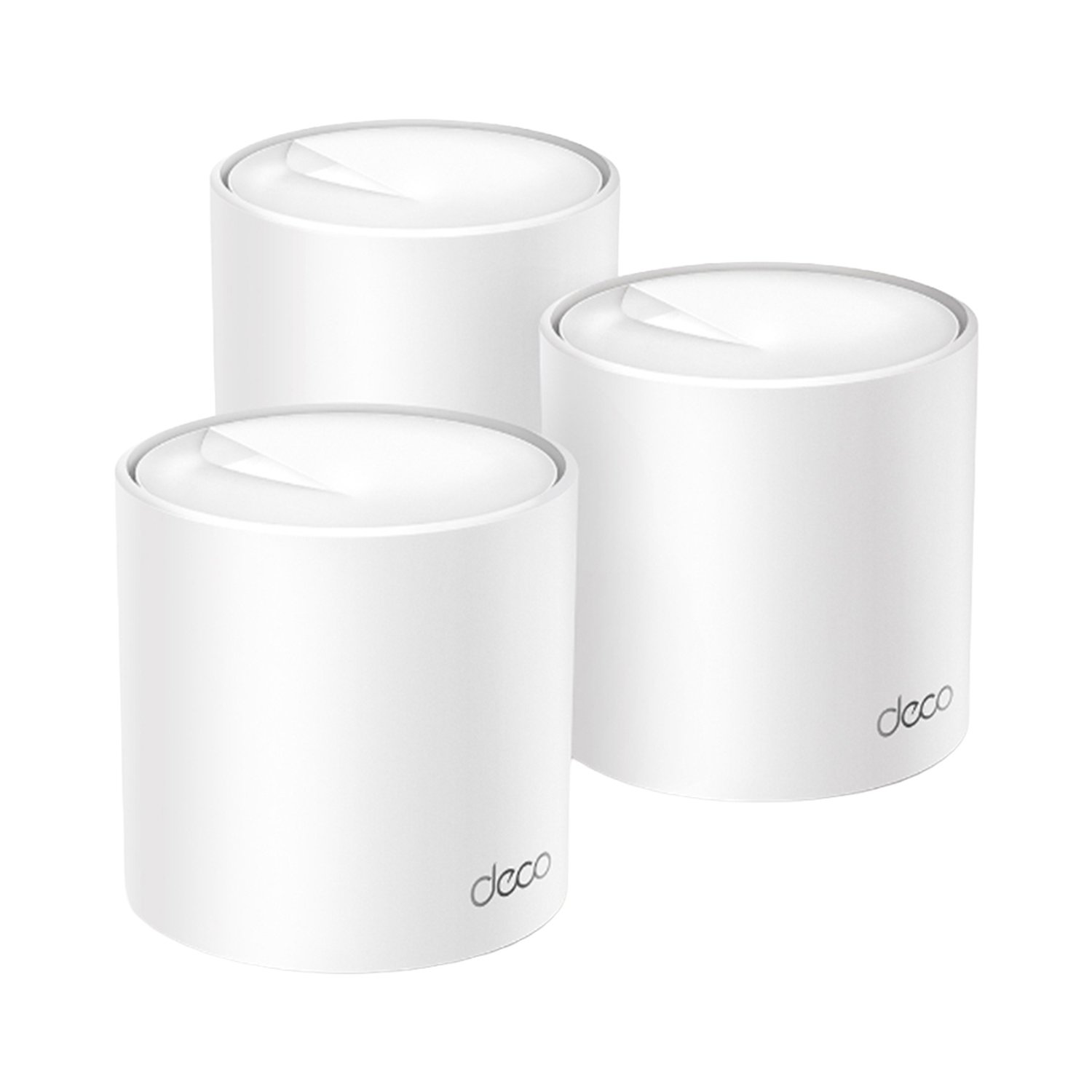 Roteador Tp-Link Deco X50 2402 Mbps + 574 Mbps Wi-Fi 6 Mesh Dual-Band Gigabit 3 Portas - Embalagem com 3 Unidades
