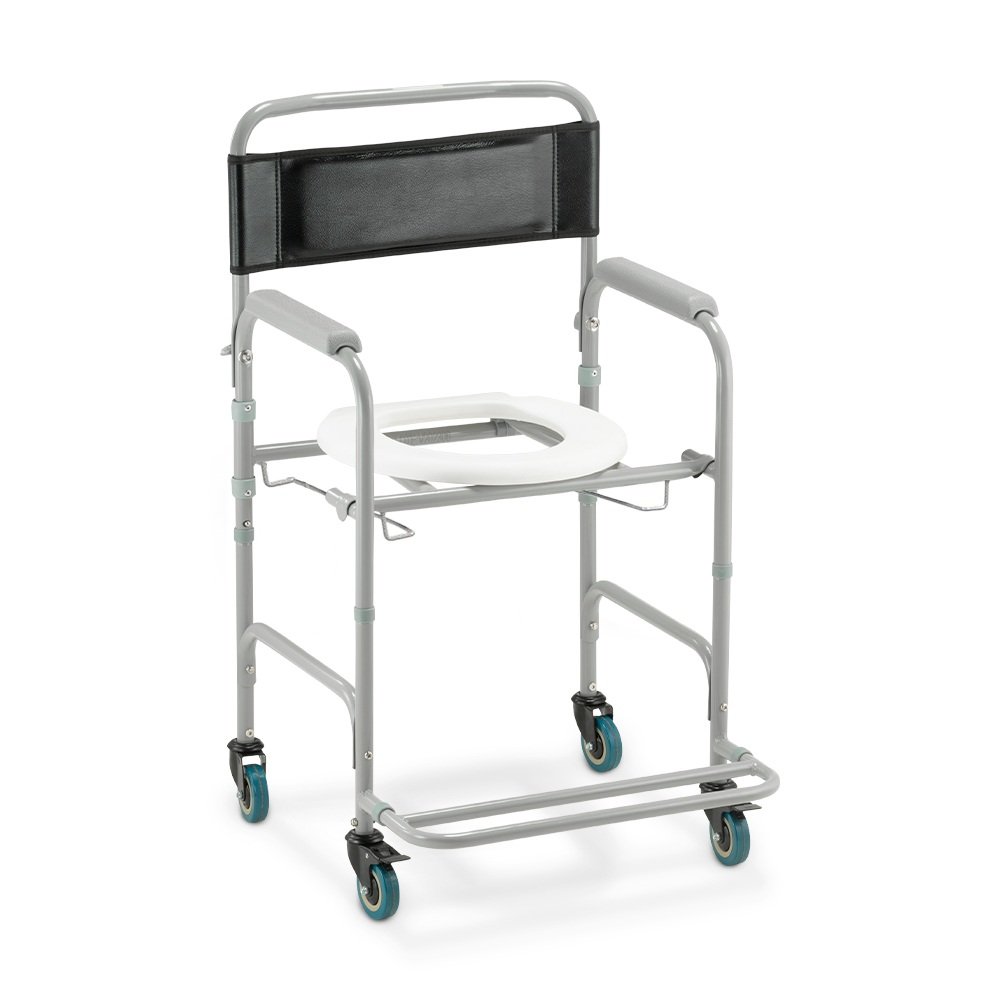 Cadeira De Banho Adulto Em Aço Dobravel 100 Kg D30 Dellamed