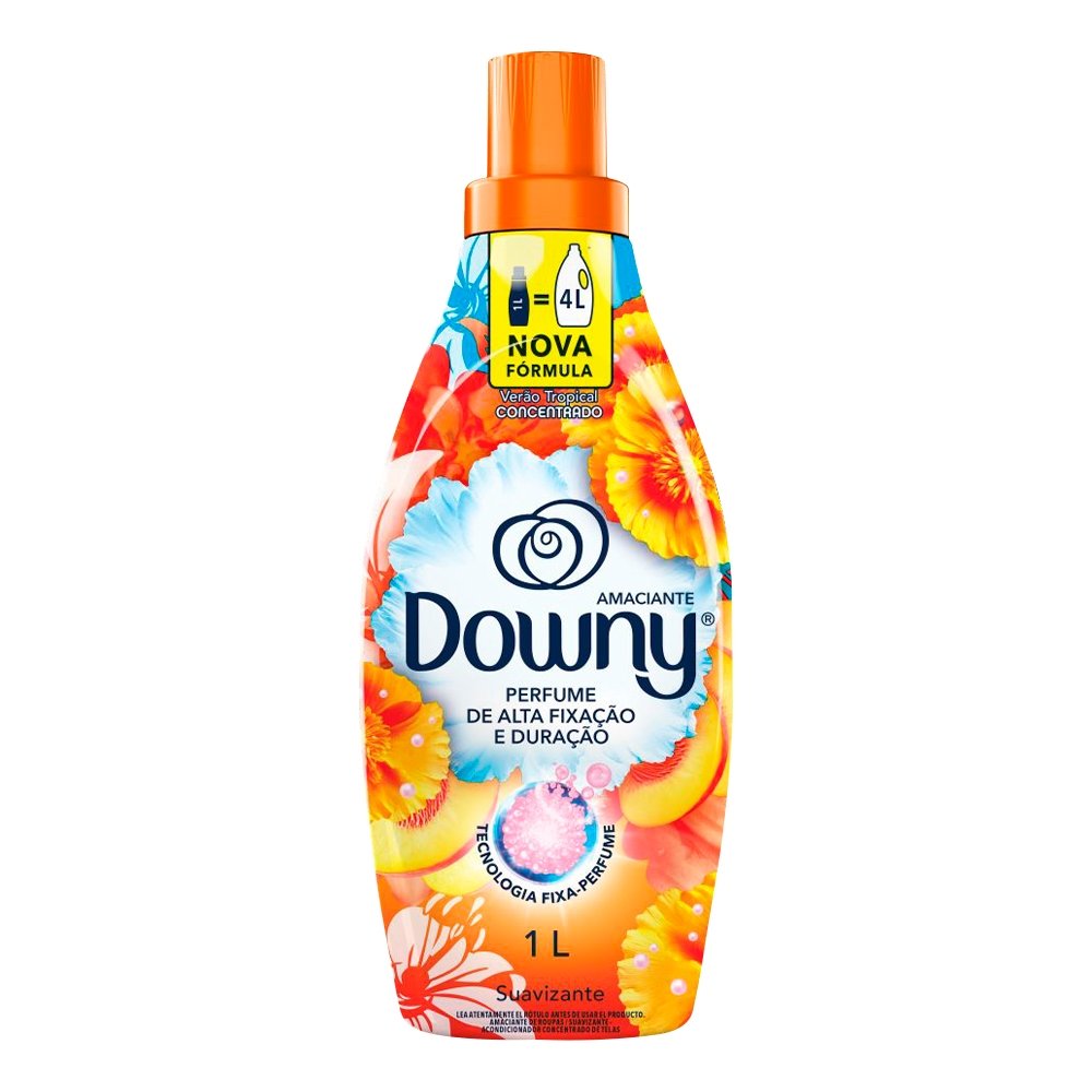 Amaciante Downy Concentrado Verão Tropical 1 Litro