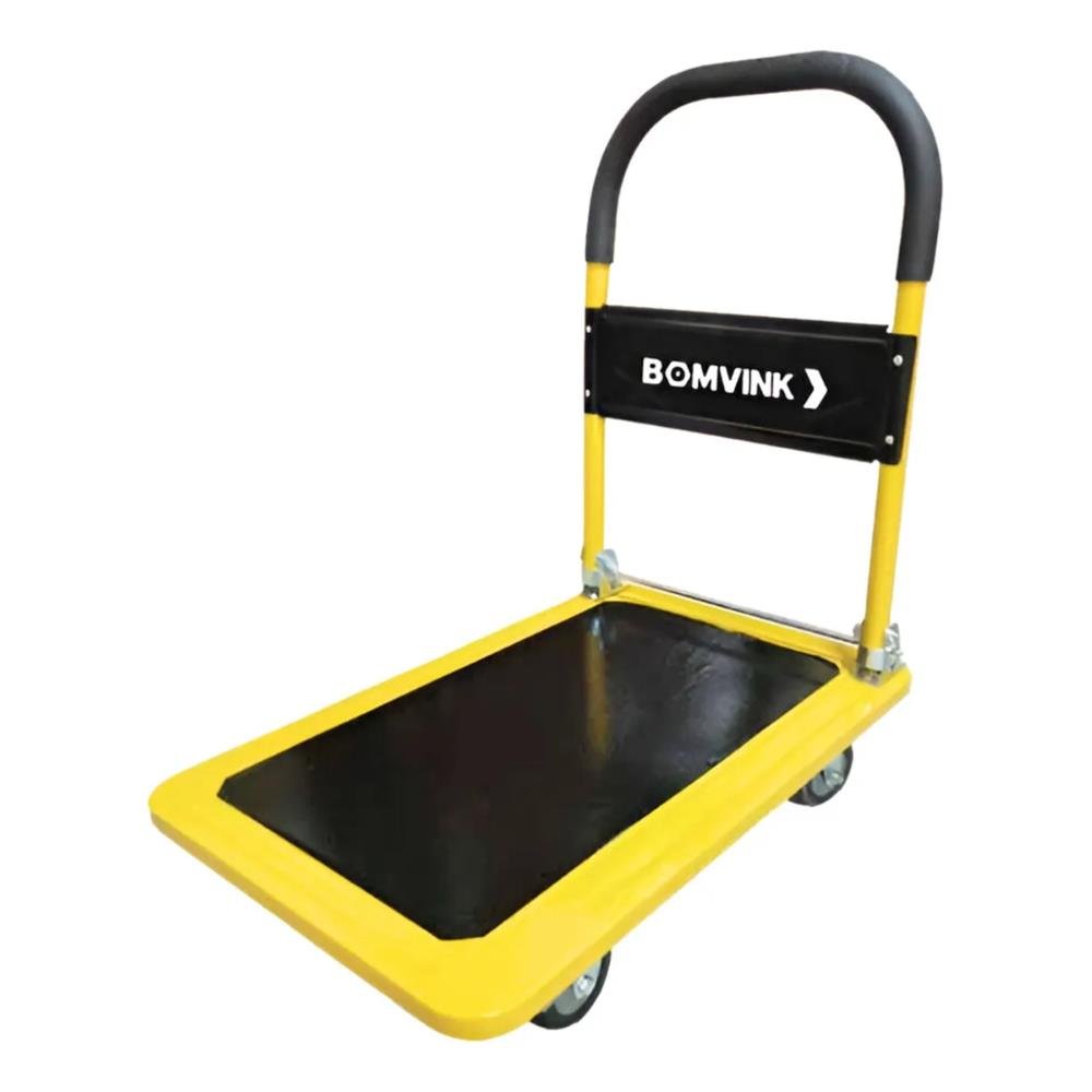 Transporte Carga 150Kg Plataforma Carrinho Grande Resistente