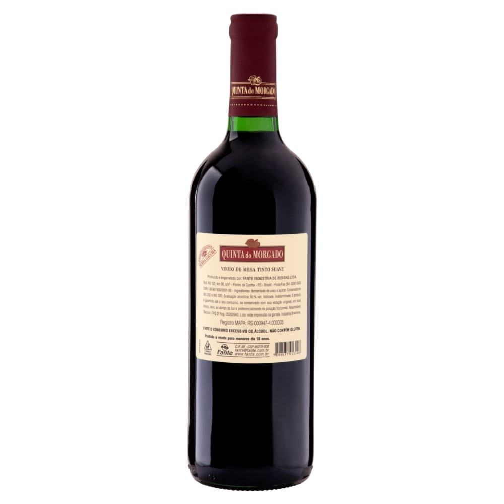 Vinho Quinta do Morgado Tinto Suave 750ml