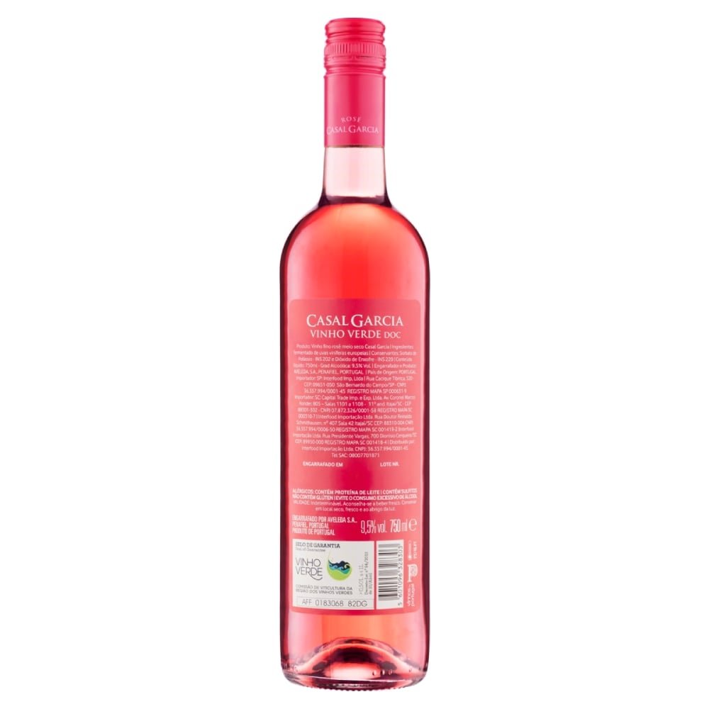 Vinho Importado Português Casal Garcia| Rosé, 750ml