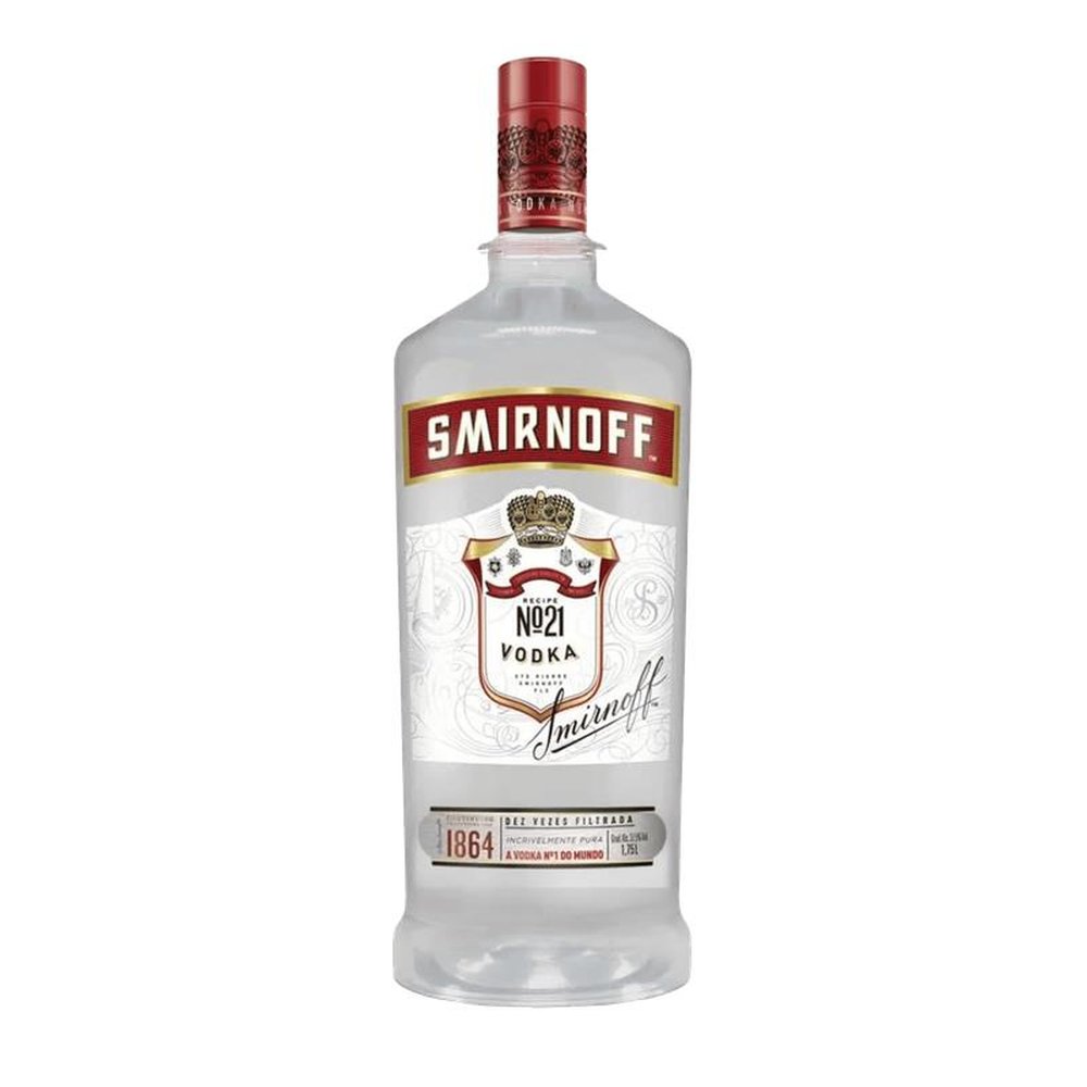 Vodka Smirnoff Red Diageo 1750ml Pet
