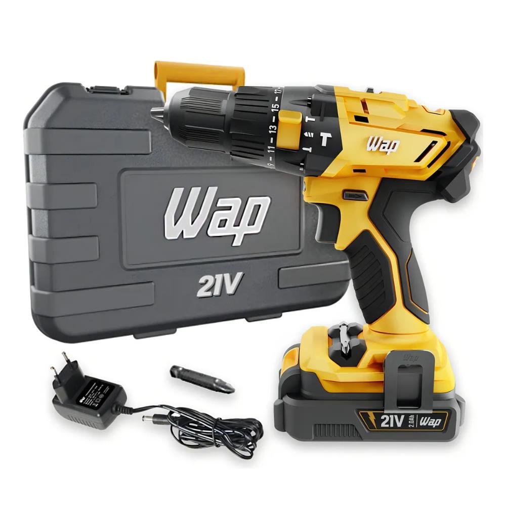 Parafusadeira E Furadeira De Impacto 3/8" Wap K21 Id02 2000 Mah