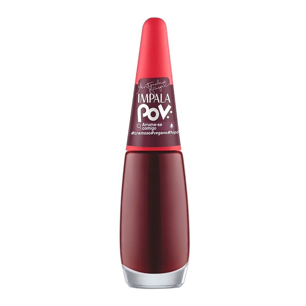 Esmalte Impala Cremoso Pov Arrume-Se Comigo Vermelho Blister 7,5ml