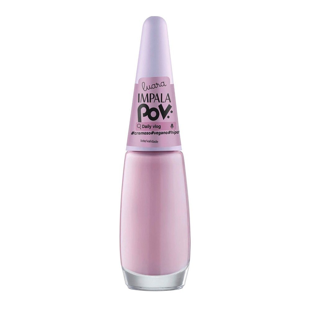 Esmalte Impala Cremoso Pov Daily Vlog Rosa Blister 7,5ml