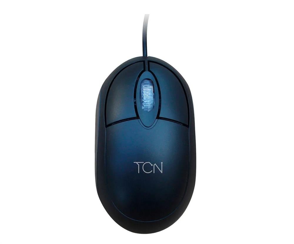 Mouse Óptico Tcn Com Fio Usb 1200Dpi Preto