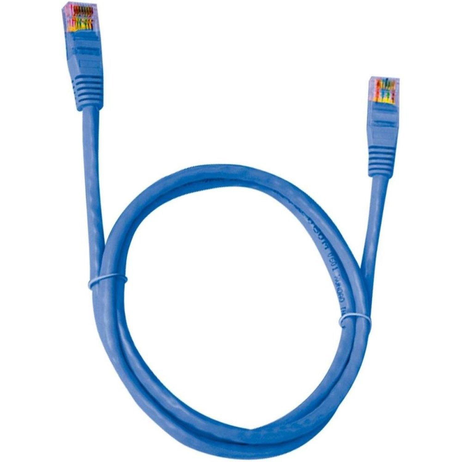 Patch Cord Cat5e 1,5M Azul Pluscable Un.Venda: Pc/1
