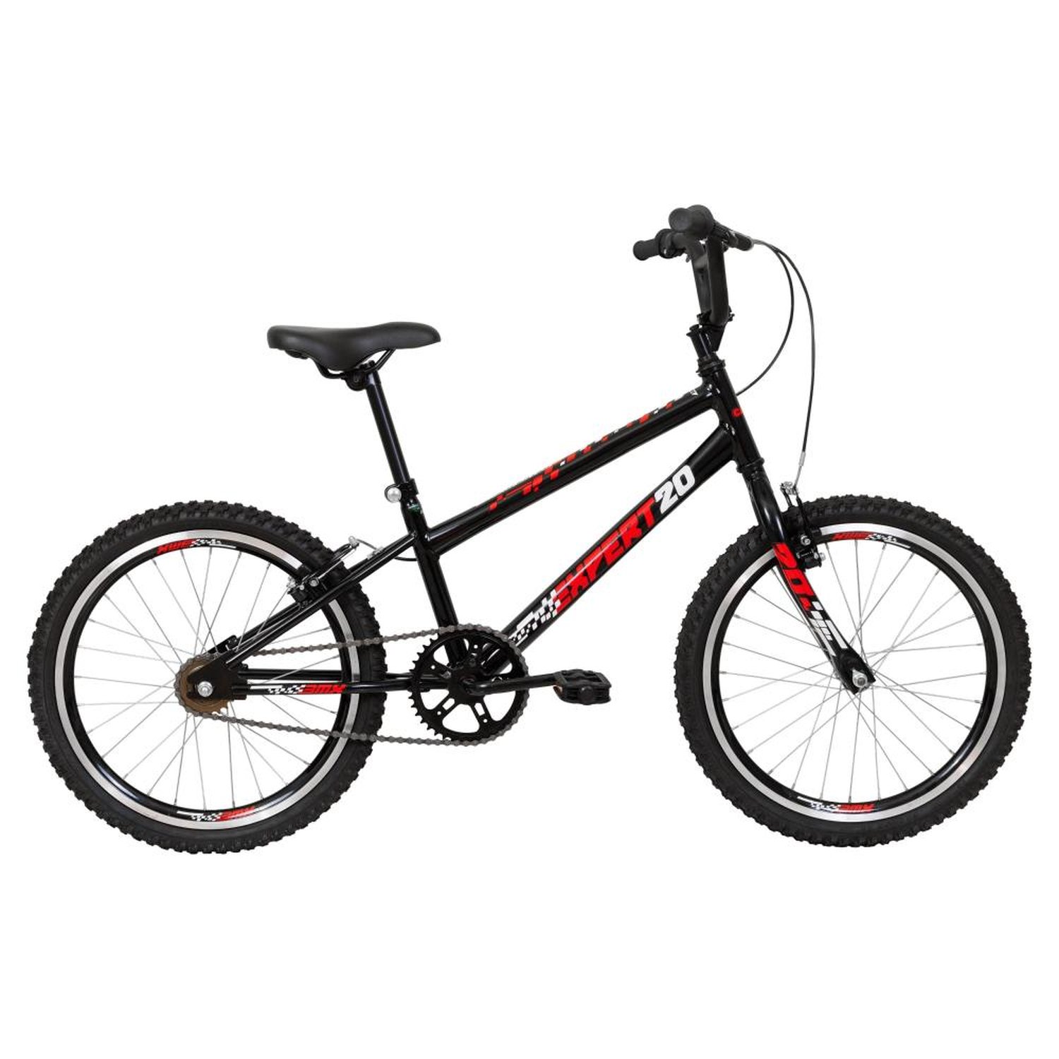 Bicicleta Infantil Caloi Expert Aro 20 Quadro Em Aço Freio V-Brake Guidão Bmx