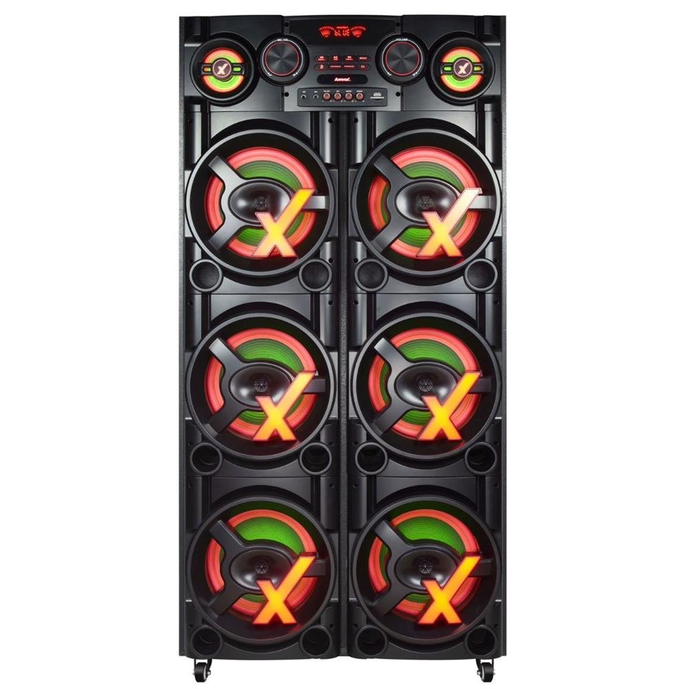Torre Som 5500W Amvox Aca 5500 Paredão Newx Sextuplo Bivolt