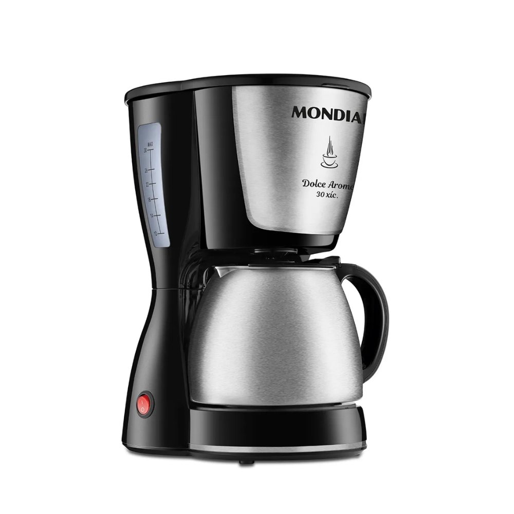 Cafeteira Elétrica Inox Mondial Dolce Arome Prepara Até 30 Xícaras De Café 127V