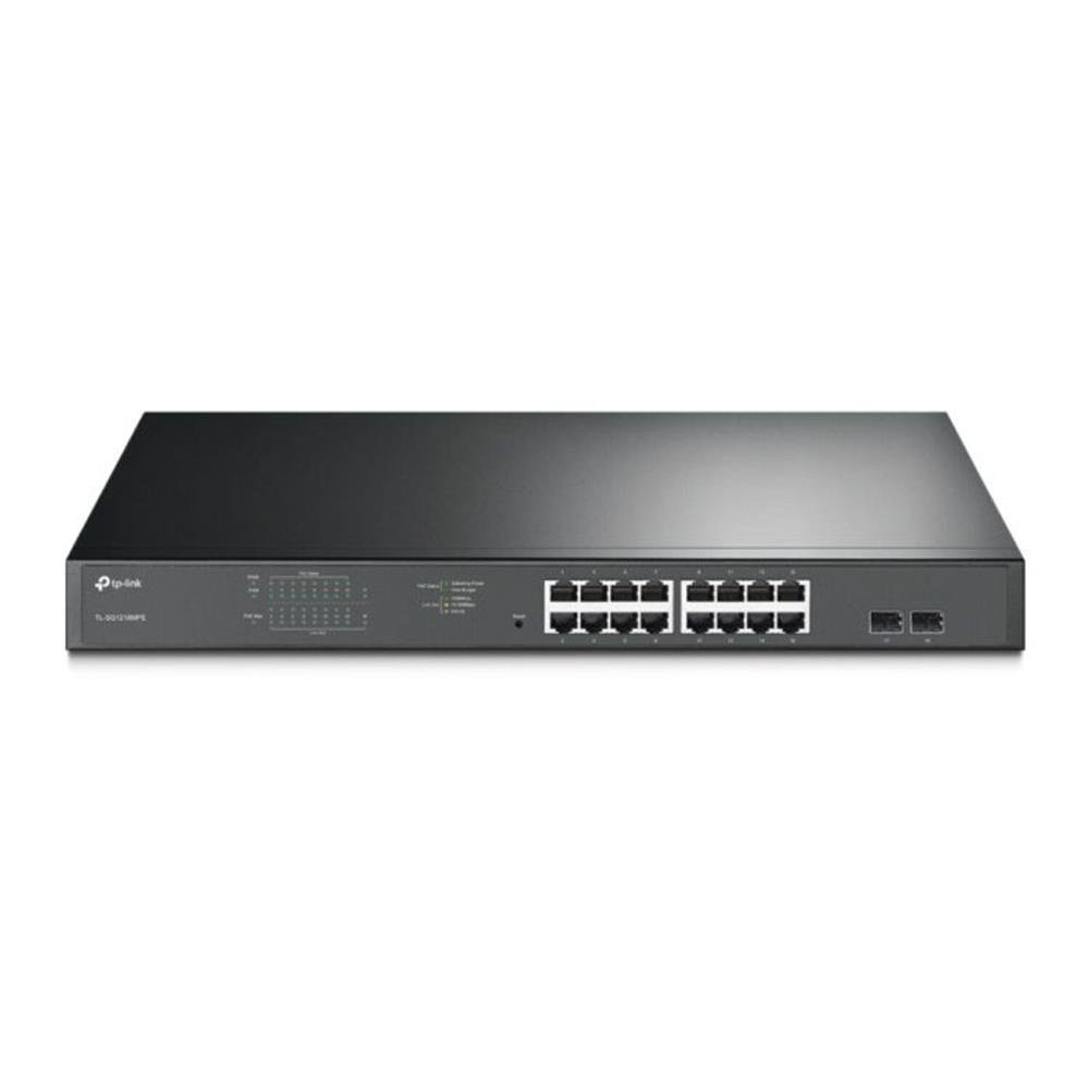 Switch 16 Portas Tp-Link Tl-Sg1218mpe 16 Portas Poe+ Gigabit C/2 Portas Sfp (Ver. 5.0)