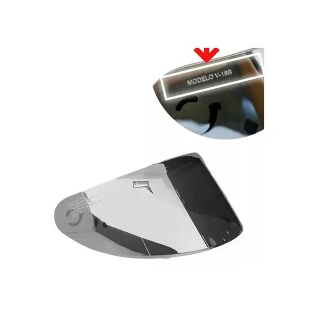 Viseira Asx/Axxis P-V18b Silver