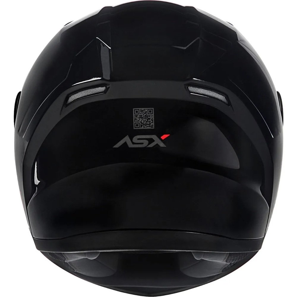Capacete Asx City Solid Brilho Preto/Grafite 56/S