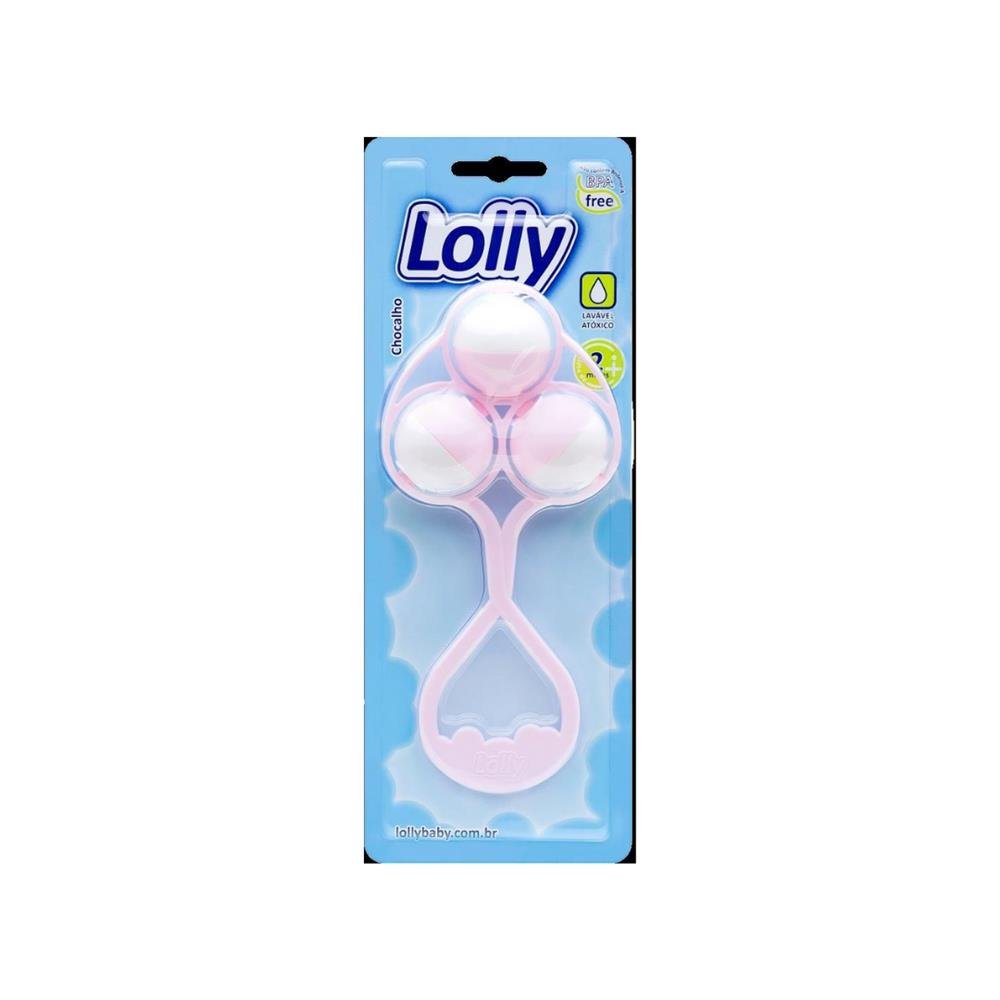 Chocalho Lolly Rosa Lavavel