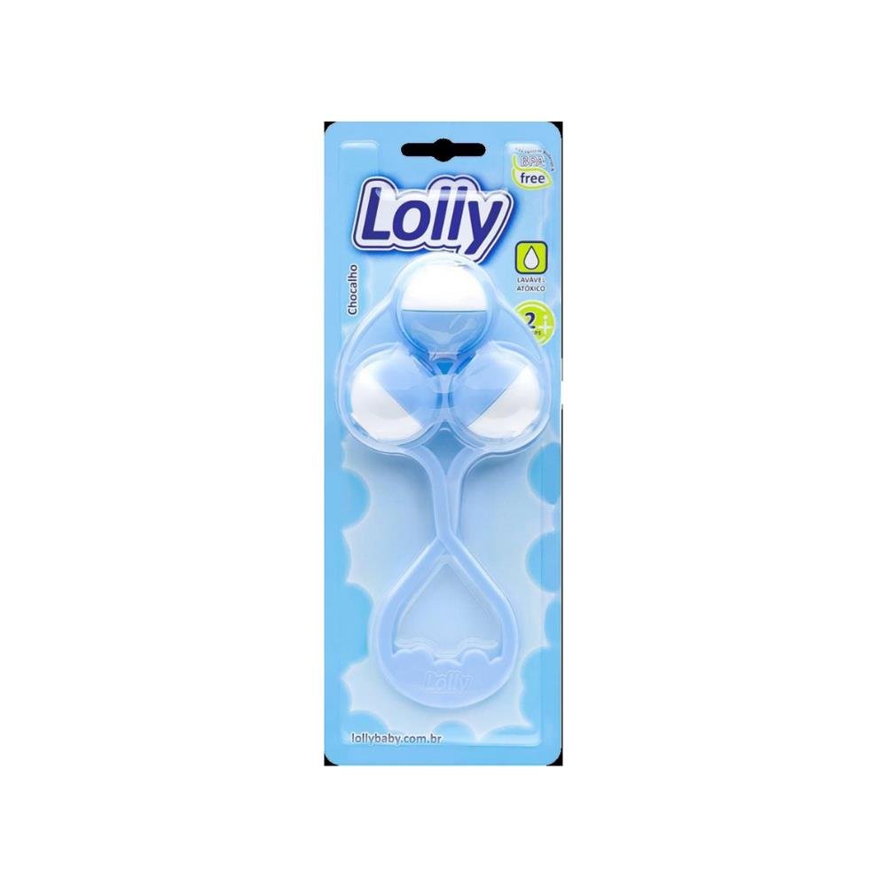 Chocalho Lolly Azul Lavavel
