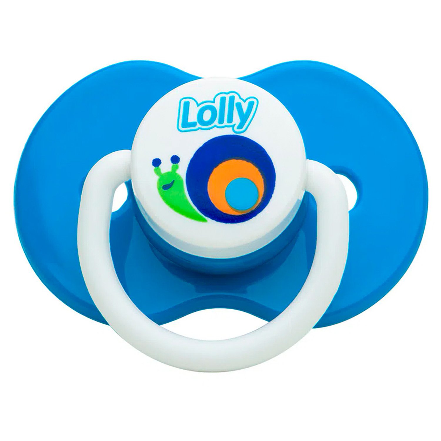 Chupeta Lolly Bona Silicone Bico Redondo Tamanho 2 Masculino de 6 meses mais