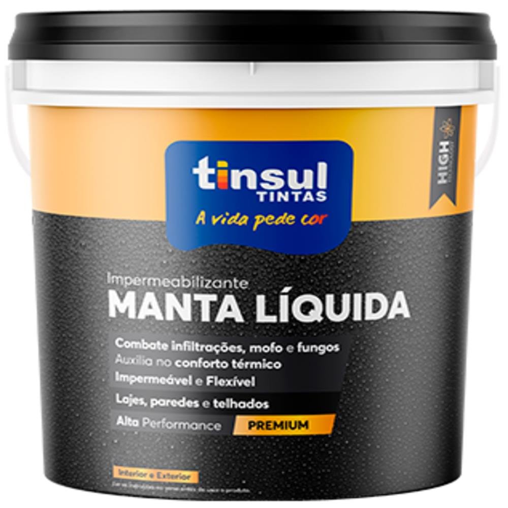 Impermeabilizante Manta Líquida Chumbo - Parede 15 Kg