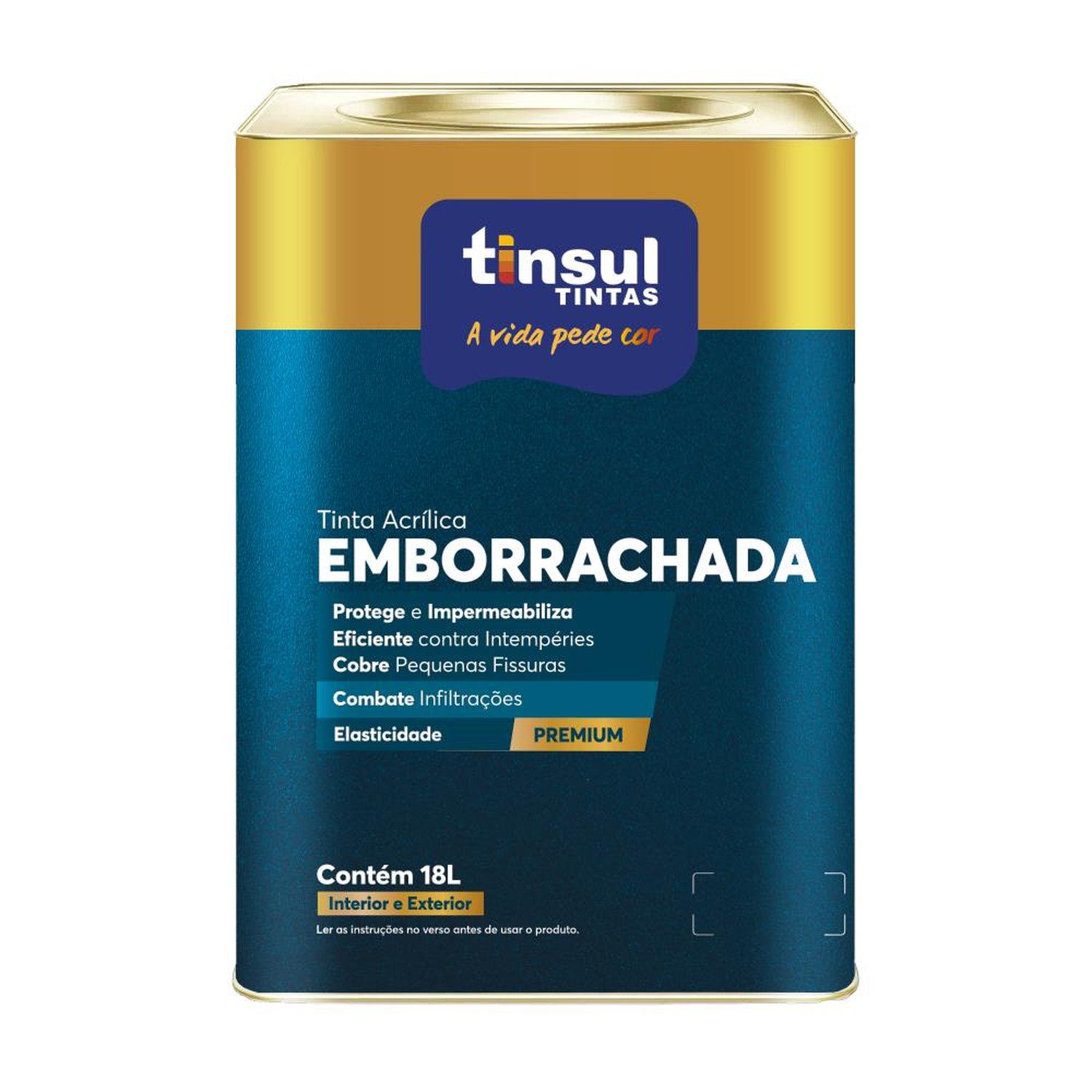 Acrílico Premium Emborrachado Conhaque 18,0 L
