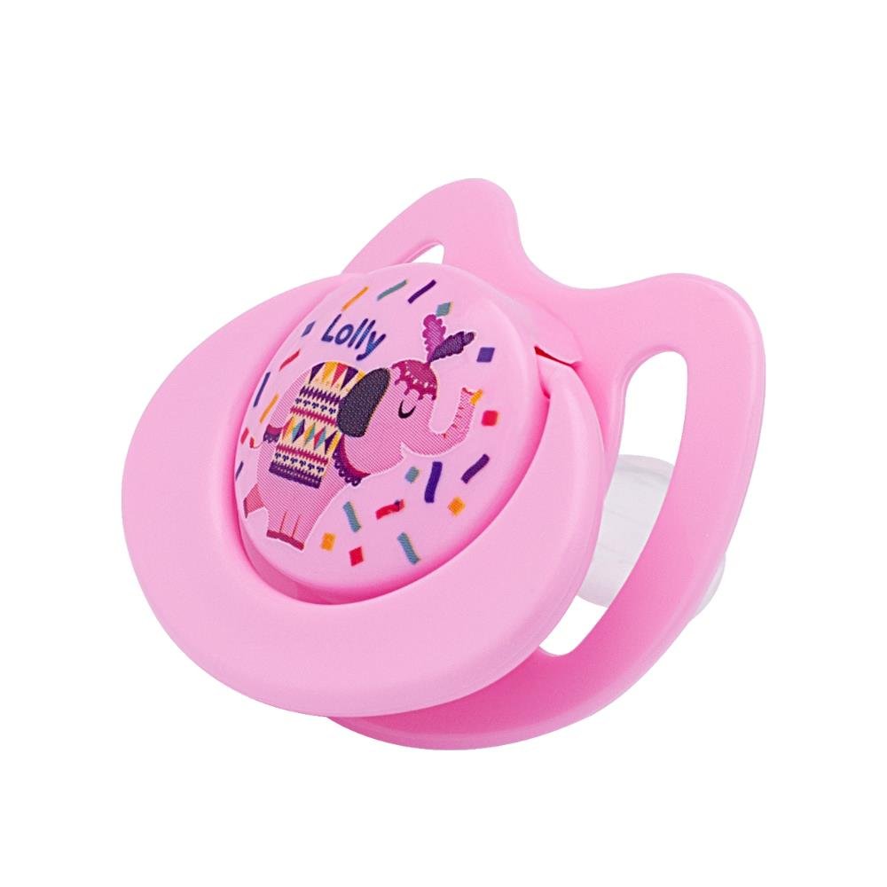 Chupeta Lolly Tamanho 1 Silicone Bico Ortodôntico Rosa 0-6 Meses 4014-01