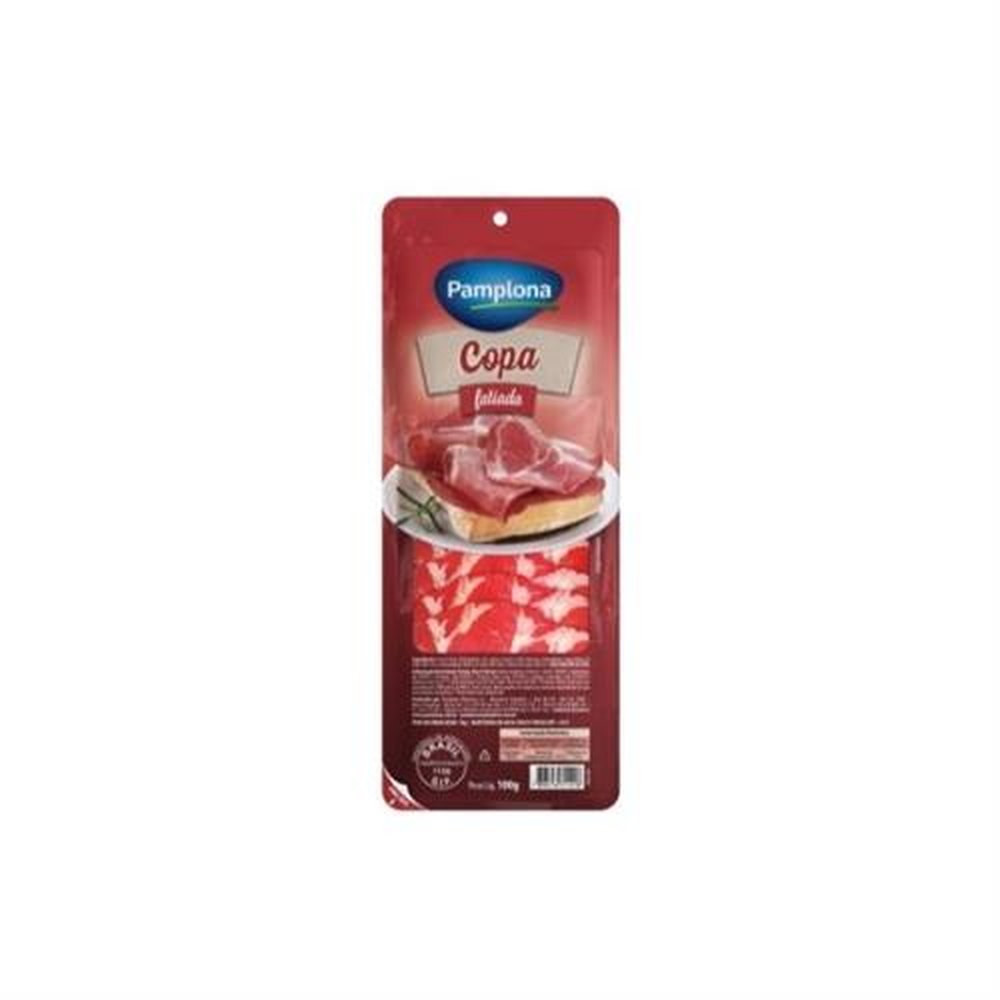 Copa Fatiada 100g Pamplona - Embalagem com 12 und. - Peso 1,2kg