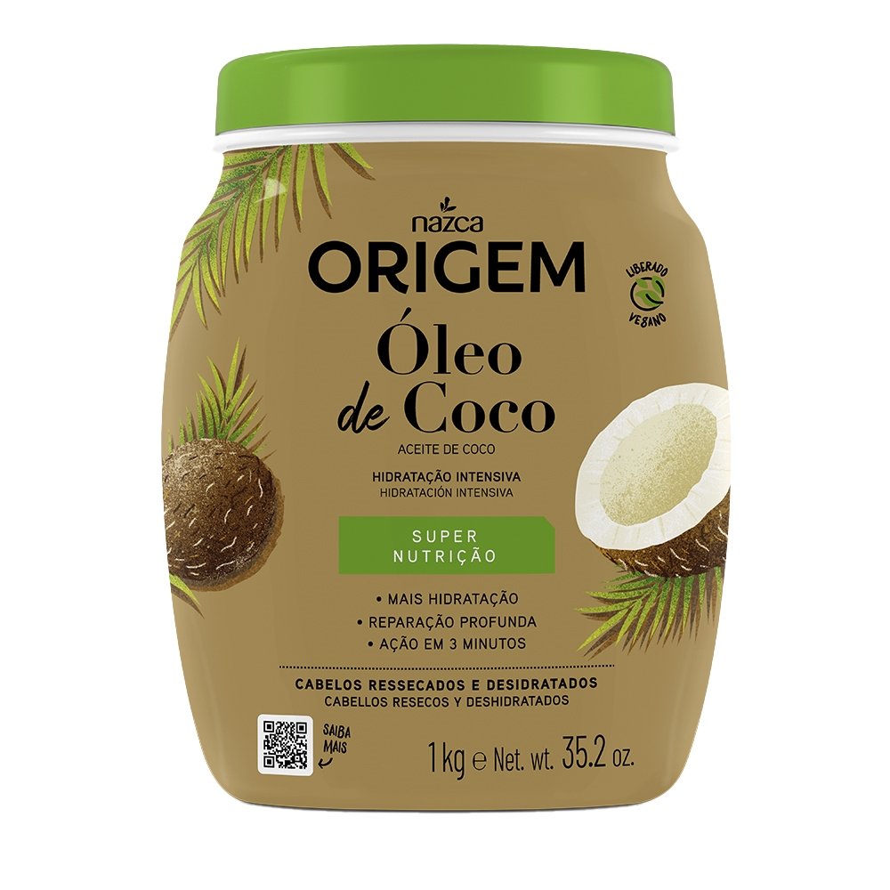 Creme de Tratamento Origem Óleo de Coco, 1Kg