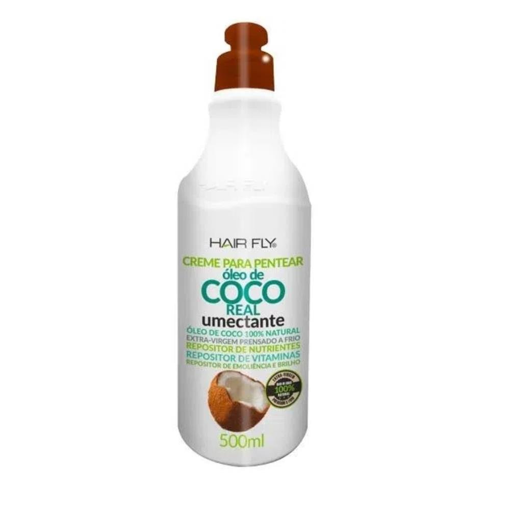 Creme para Pentear Óleo de Coco Real Hair Fly 300ml