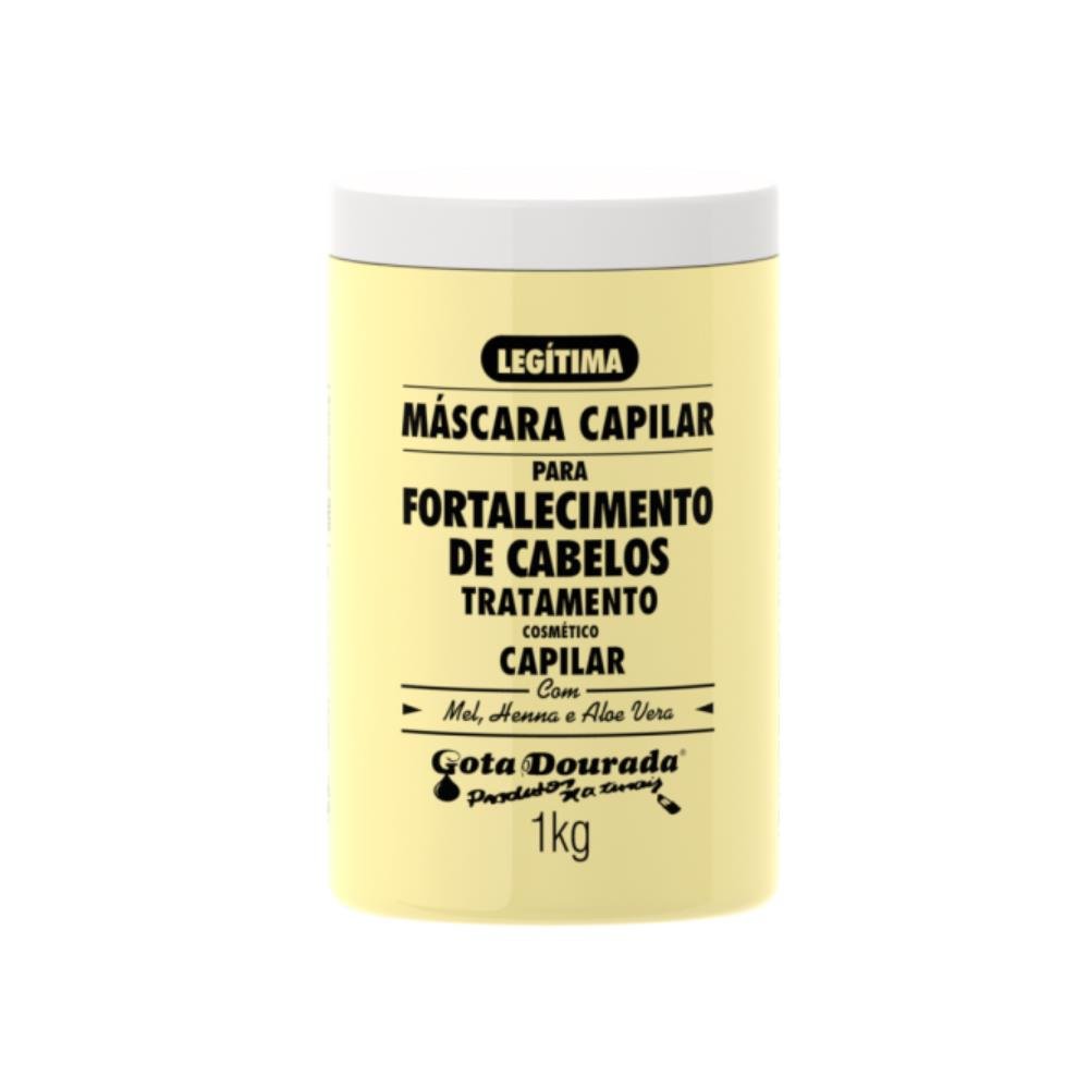 Máscara Dourada Fortalecimento Gota Dourada 1kg