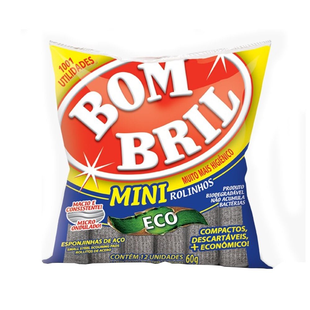 Lã de Aço Mini Bombril 60g