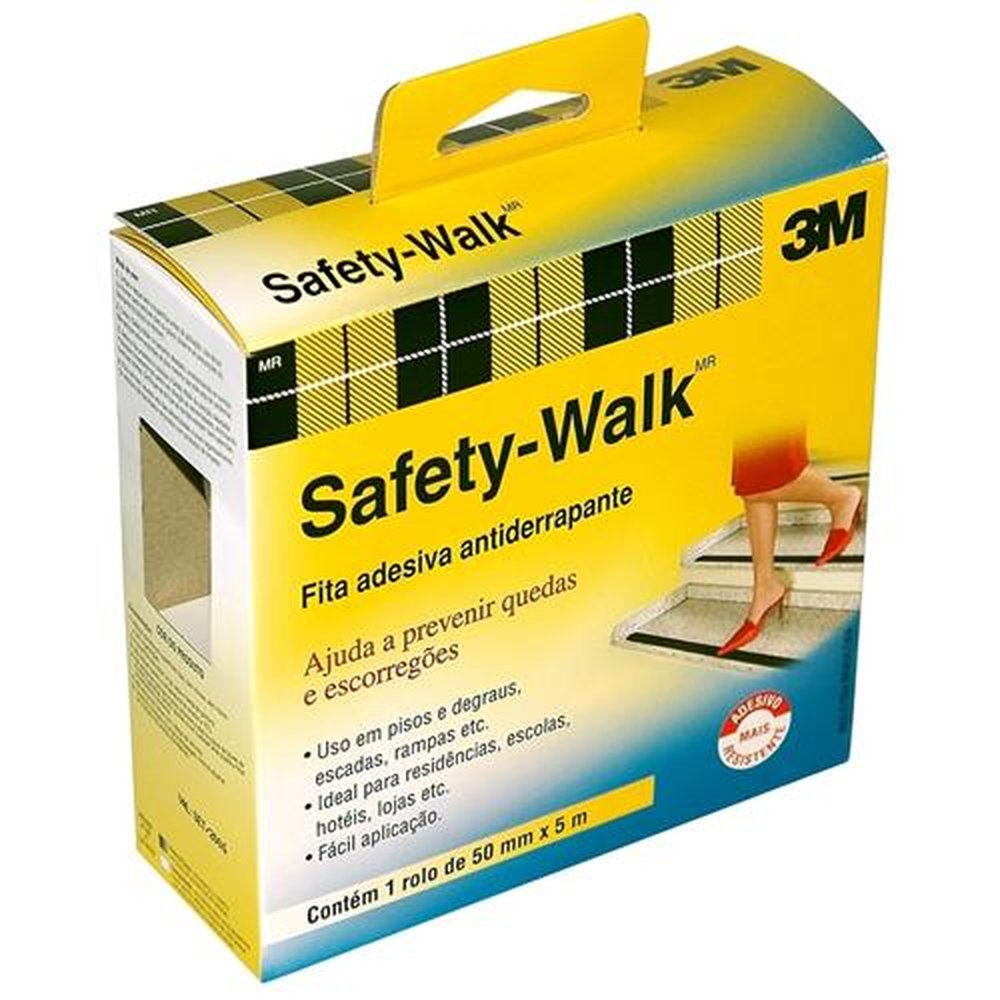 Fita Antiderrapante 3M Safety-Walk Transparente 50mm x 5m