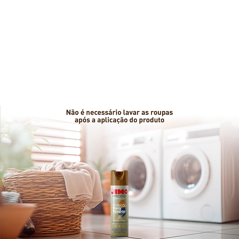Jimo Anti-Traça Aerossol 300ml/175g Contra Traças de Roupas e Livros