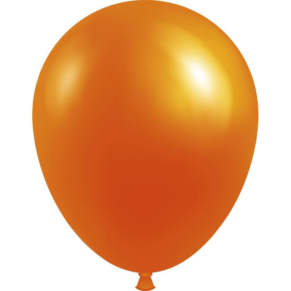 Balao Liso Neon 9 Laranja