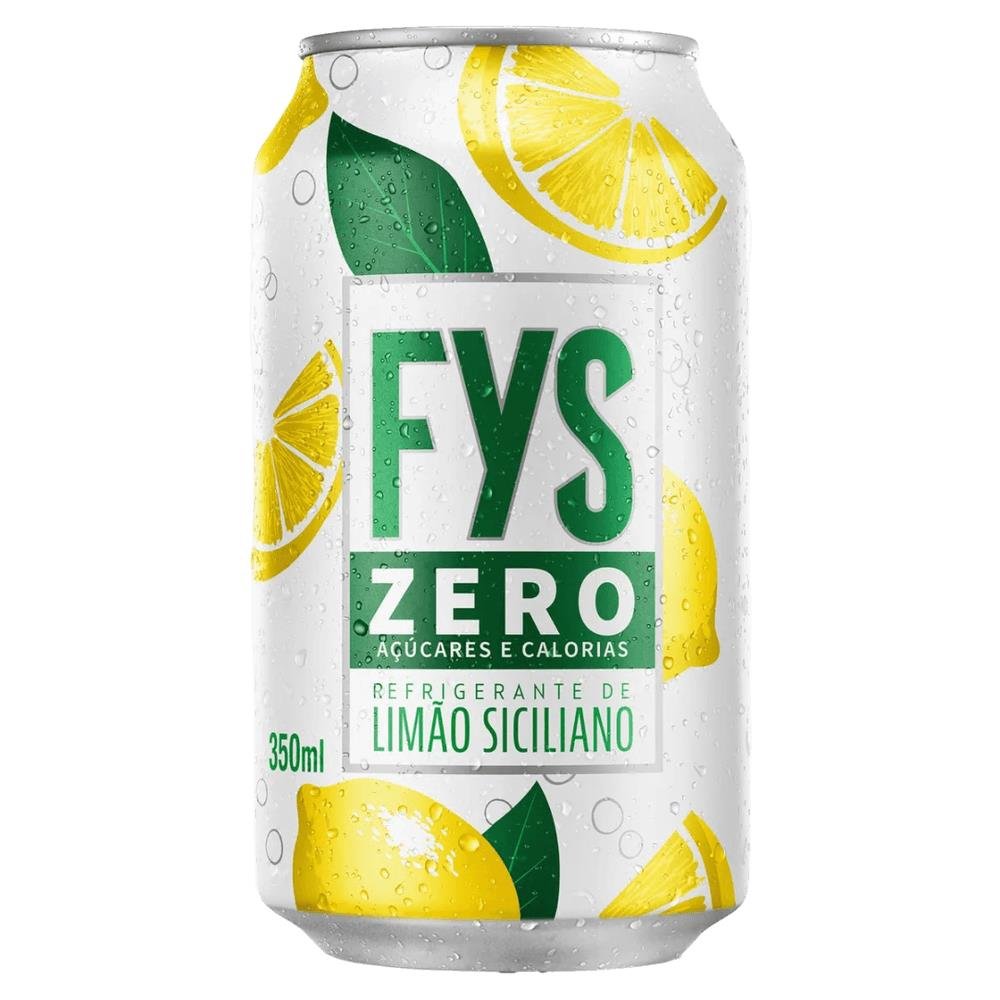 Refrigerante Fys Limão Zero Lata 350 Ml