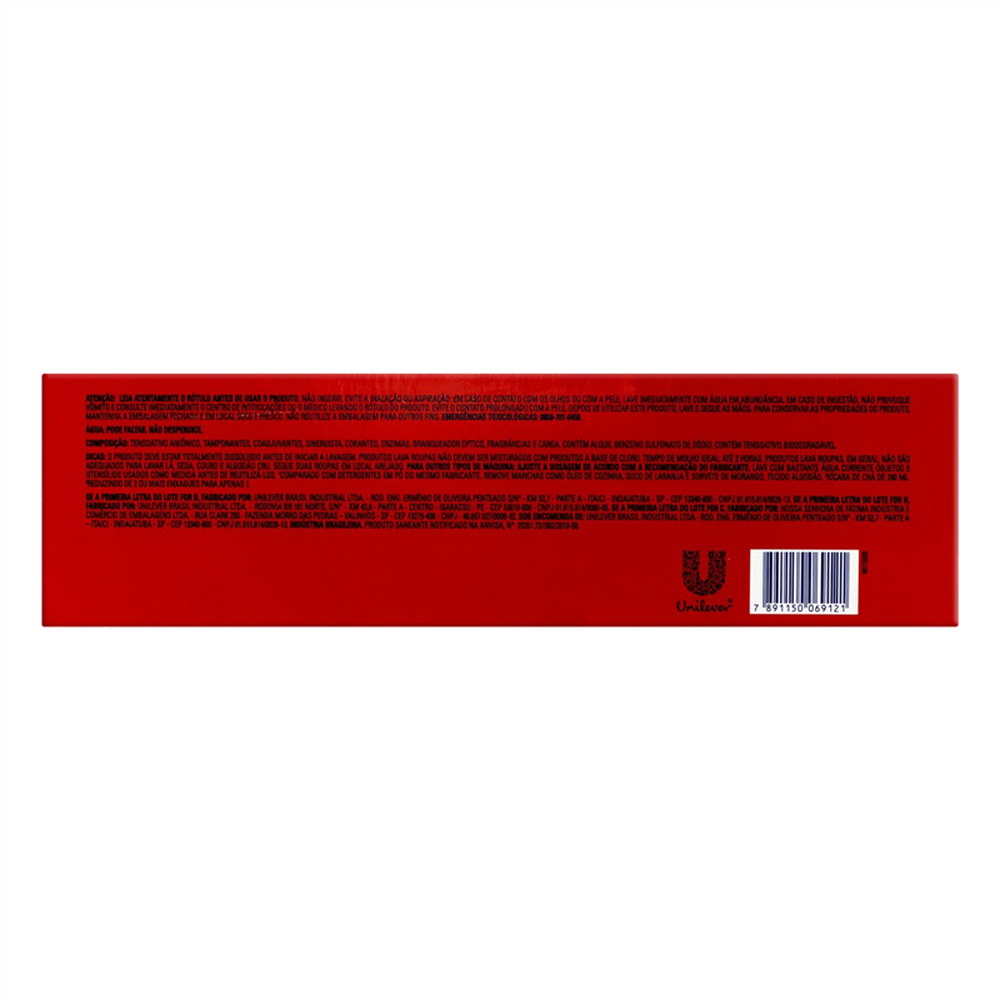 Detergente Lava Roupas Sabao Em Po Omo Caixa Lavagem Perfeita 2,2Kg - Embalagem 9X2,2 Kg