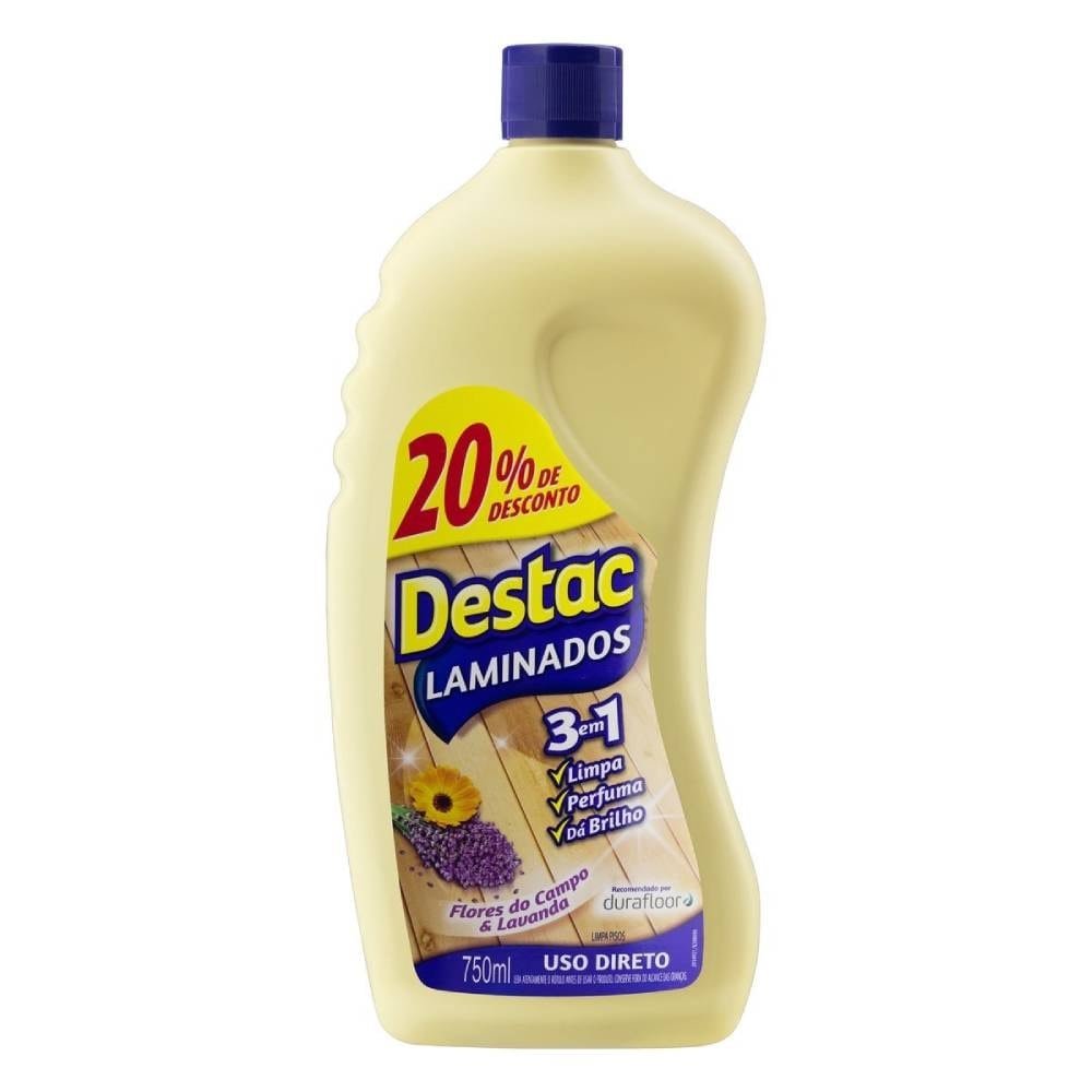 Limpa Piso Destac Laminados com Brilho 750ml