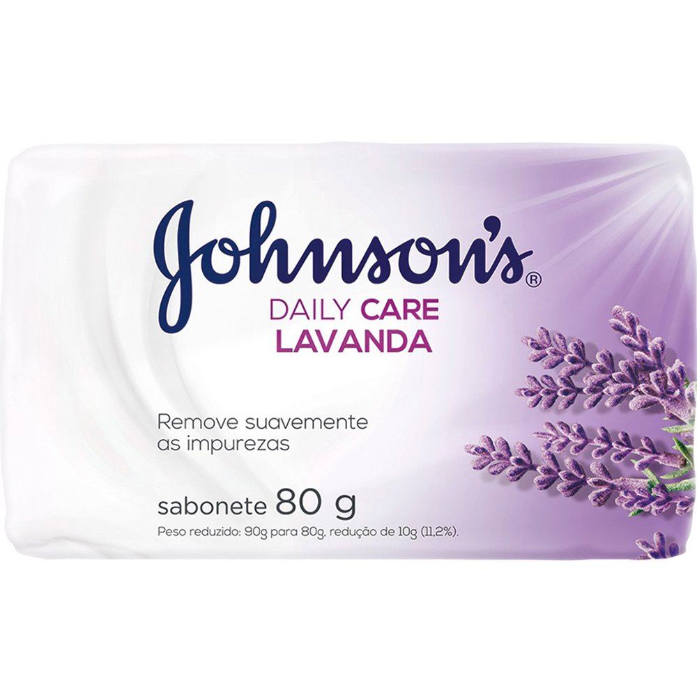 Sabonete Johnsons Lavanda 80G - Embalagem 12X80g